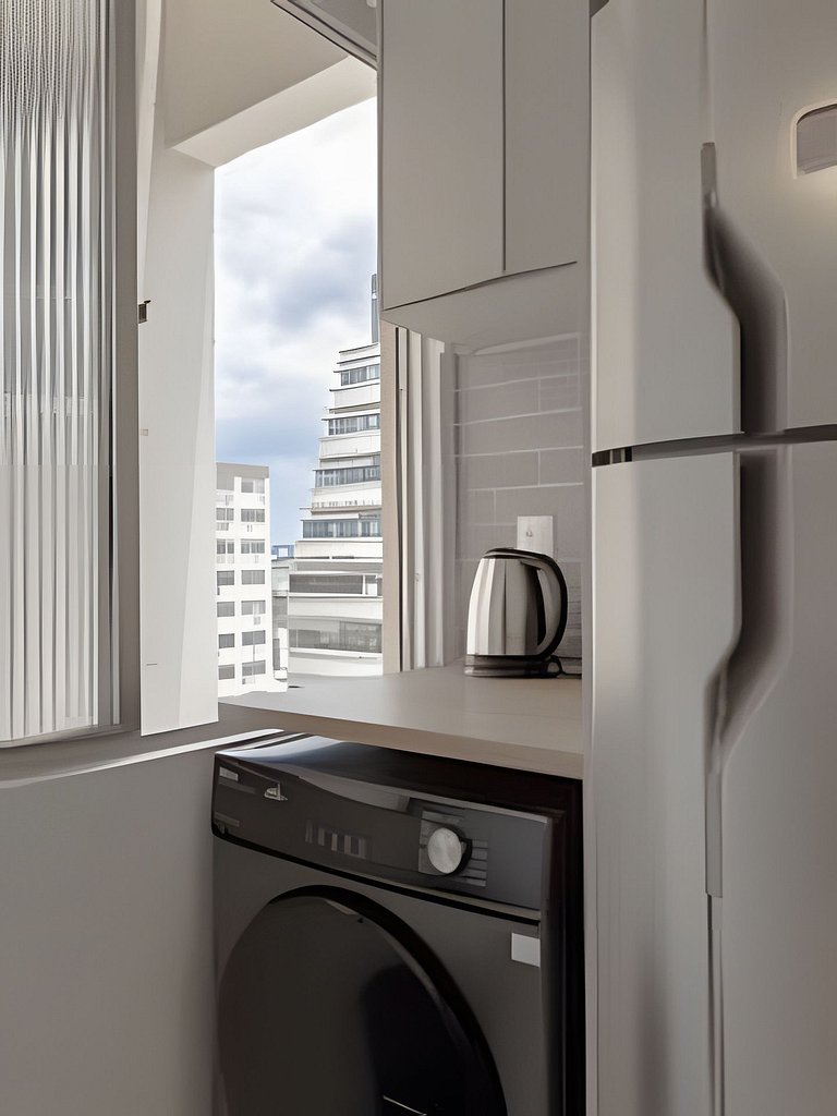Apto Design Moderno com Vista Mar